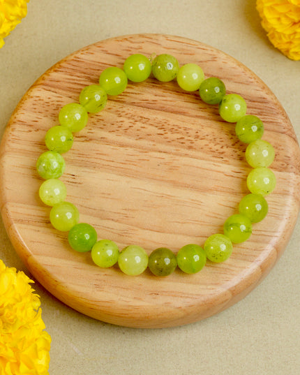 Green Aventurine Healing Bracelet for Luck, Opportunity & Emotional Balance