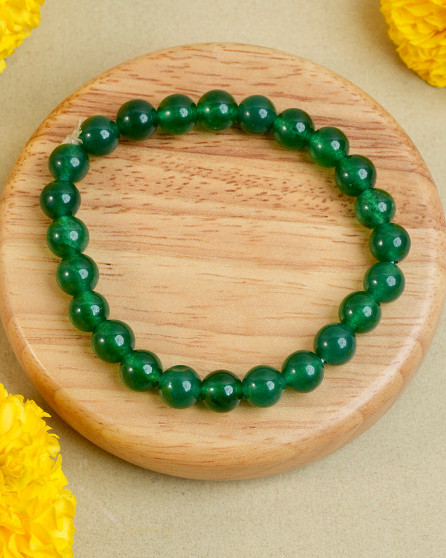 Green Jade Bracelet | Natural Jade Stone for Calm & Balance