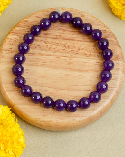 Amethyst Healing Bracelet for Peace, Stress Relief & Spiritual Protection
