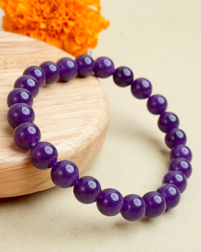 Amethyst Healing Bracelet for Peace, Stress Relief & Spiritual Protection