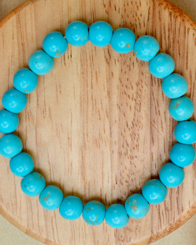 Turquoise Healing Bracelet for Protection, Communication & Emotional Balance