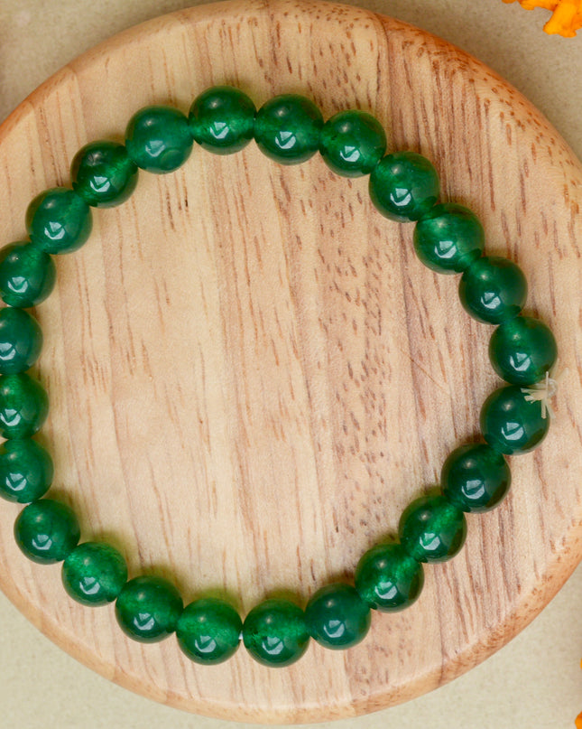 Green Jade Bracelet | Natural Jade Stone for Calm & Balance