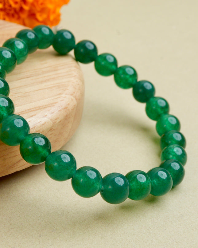 Green Jade Bracelet | Natural Jade Stone for Calm & Balance
