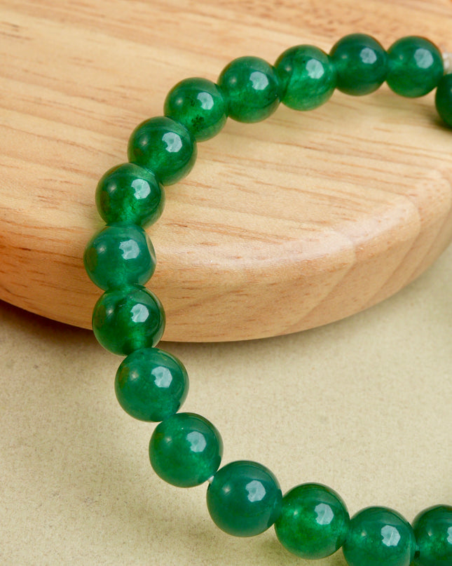 Green Jade Bracelet | Natural Jade Stone for Calm & Balance