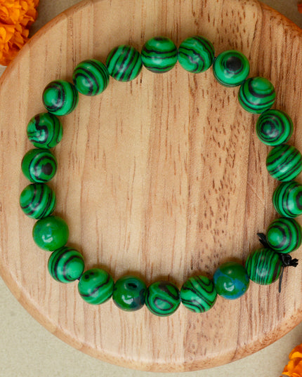 Malachite Healing Bracelet for Protection, Growth & Emotional Balance
