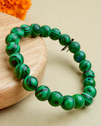 Malachite Healing Bracelet for Protection, Growth & Emotional Balance