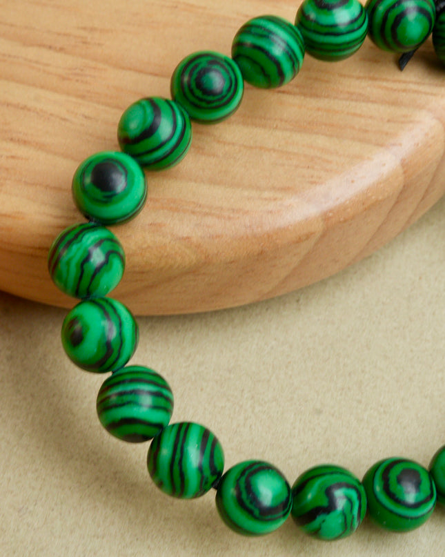 Malachite Healing Bracelet for Protection, Growth & Emotional Balance