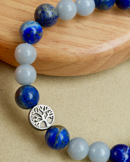 Thyroid Support Healing Bracelet for Wellness, Balance & Positive Energy