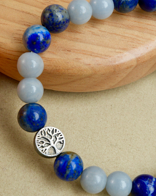 Thyroid Support Healing Bracelet for Wellness, Balance & Positive Energy