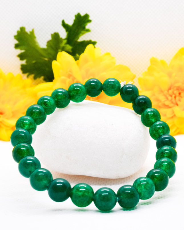 Green Jade Bracelet | Natural Jade Stone for Calm & Balance