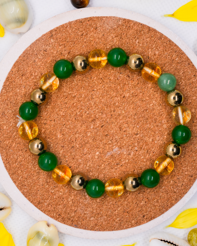 Money Magnet Bracelet | Crystal Bracelet for Prosperity Focus & Abundance Mindset