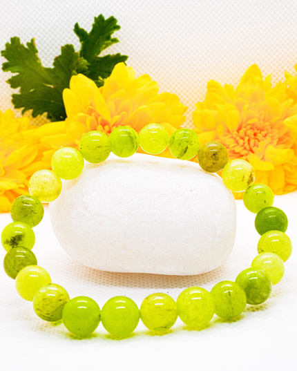 Serpentine Healing Bracelet for Emotional Balance, Protection & Positive Energy