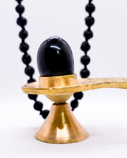 Shiva Linga with Brass Peeta | Divine Abhishekam & Pooja Idol