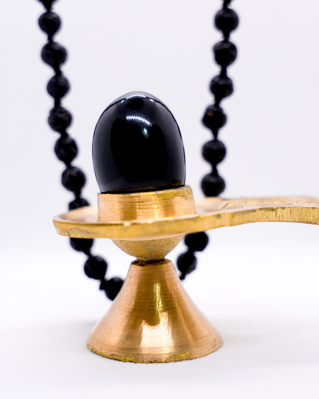 Shiva Linga with Brass Peeta | Divine Abhishekam & Pooja Idol