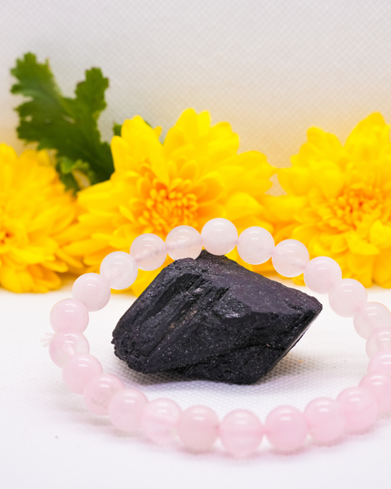 Rose Quartz Healing Bracelet for Love Attraction, Emotional Healing & Inner Peace