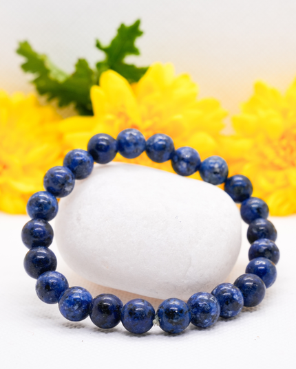 Lapis Lazuli Healing Bracelet for Wisdom, Communication & Inner Peace