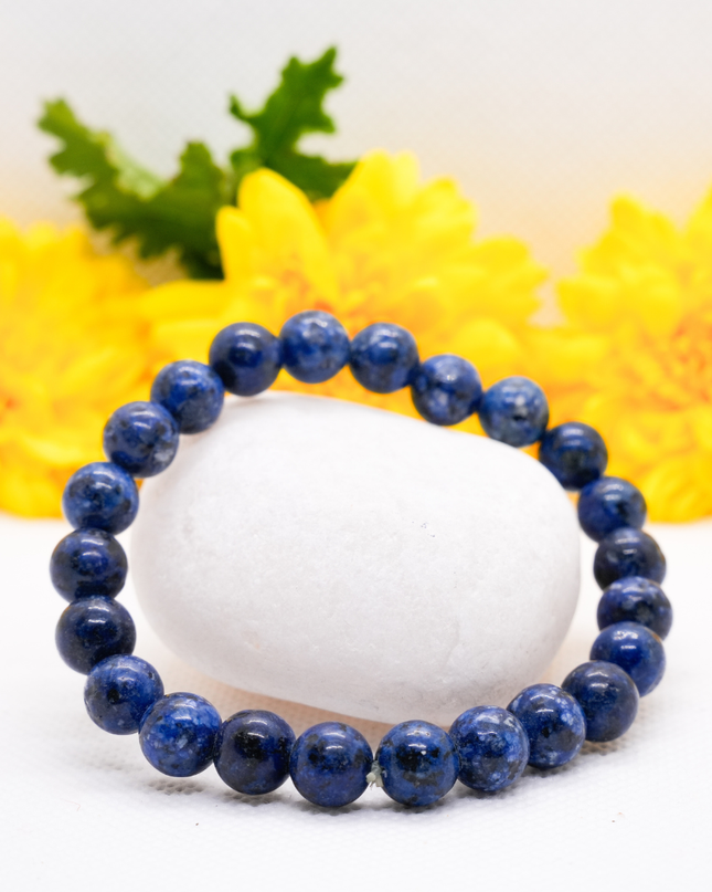 Lapis Lazuli Healing Bracelet for Wisdom, Communication & Inner Peace