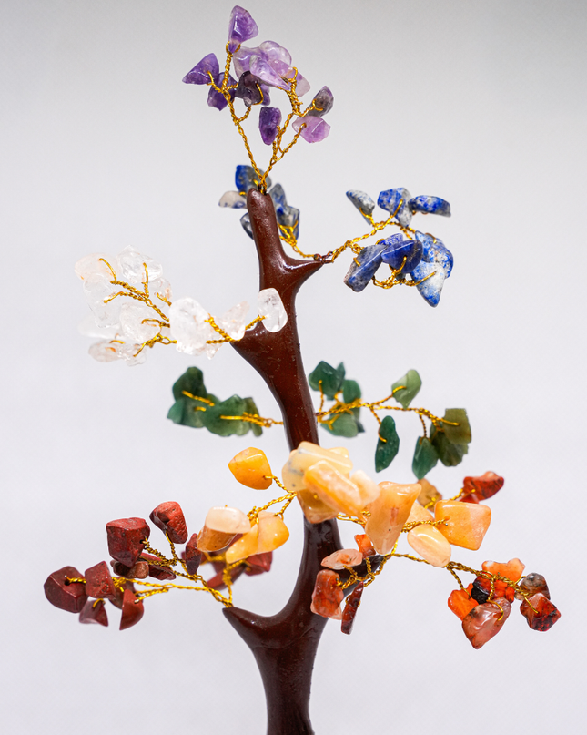 Seven Chakra Crystal Tree – Handcrafted Healing & Energy Decor
